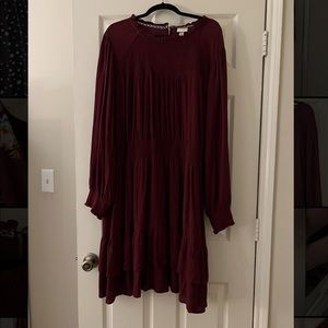 Plus Size Ruffle Dress